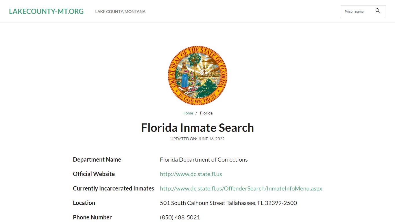 Miami Beach Jail Inmate Search and Prison Information
